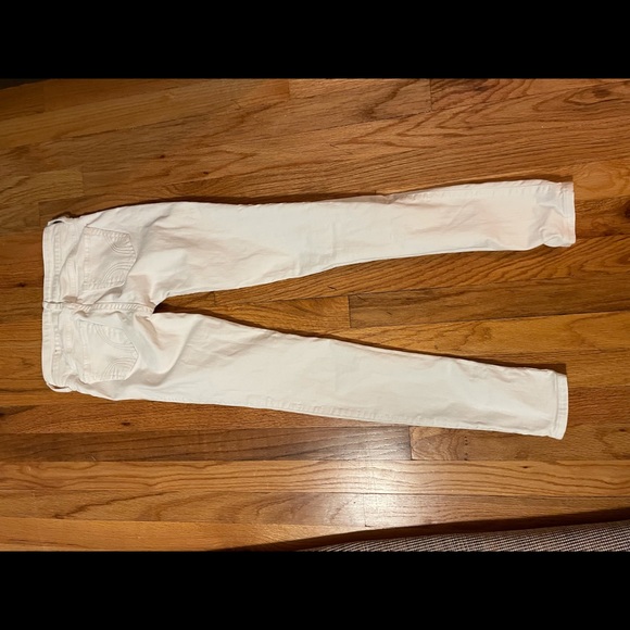 Hollister Women's Skinny Jeans - White - Picture 3 of 3
